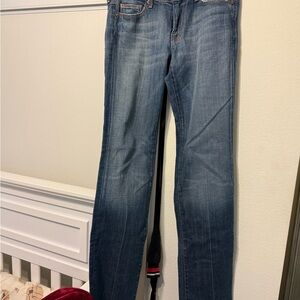 7 For All Mankind women’s  Straight Blue Jeans